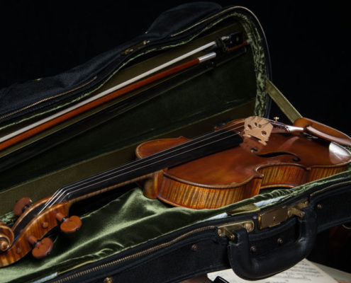 Geige im Geigenkoffer